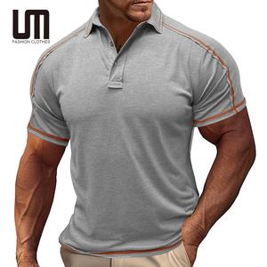 Gümrükleme satış toptan sıcak satış ürünleri moda erkekler kısa kollu spor artı boyutu T shirt - Product Image 1