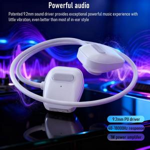 Écouteurs à Conduction Osseuse V5.3 en Promotion – Autonomie Ultra-Longue, Écouteurs Sans Fil pour le Sport, la Musique et les Appels – Électronique - Product Image 5