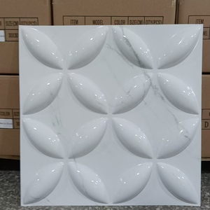 Paneles de Techo y Pared de PVC Impermeables con Diseño de Trébol de Cuatro Hojas en 3D, 50x50cm, para Decoración de Dormitorios, Exteriores y Comedores - Product Image 1