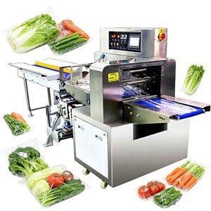 Machine d'emballage industrielle automatique haute vitesse pour légumes-feuilles, équipement d'emballage pour légumes frais de ferme et supermarché - Product Image 1