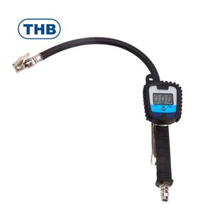 Cuerpo de aleación de aluminio digital con calibración manual de 3 vías y 3 unidades, cabezal de bomba infladora de neumáticos de 10 bar para salón de detallado automotriz - Product Image 2