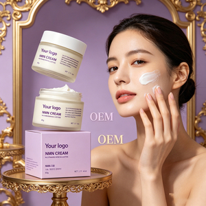Crème NMN pour peaux sensibles, apaise les rougeurs du visage, reconstitue l'énergie cutanée pendant la nuit, réparation, marque OEM, vente en gros, personnalisation - Product Image 1