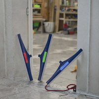 Raclette en caoutchouc rapide de 18 pouces pour outils de pose de revêtements de sol OEM, légère, avec lame crantée et manche en plastique, pour époxy