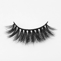 HITOMI M036 Style très populaire Cils artificiels faits à la main 15mm Longueur naturelle Vison naturel avec bande de base en coton noir