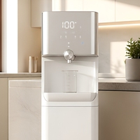 Distributeur d'eau sur pied nordique chaud et froid avec purificateur RO – Refroidisseur d'eau autonome pour maison, bureau, hôtel