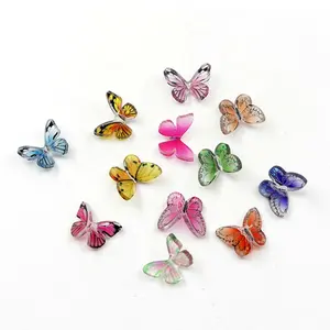 Paso Sico Kawaii populaire 12 couleurs colorées résine papillon japonais fée conception Nail Art bricolage fournitures ongles accessoires bricolage