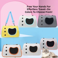 Sac de transport pour animaux de compagnie en forme de cœur, sac à main de voyage pour petits chiens et chats avec œillets de ventilation, bandoulière réglable