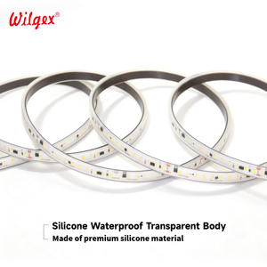 Bande <span class=keywords><strong>LED</strong></span> étanche IP67 pour décoration extérieure de bâtiments, idéale pour les boulangeries, boucheries et vitrines de chambre froide – Néons <span class=keywords><strong>LED</strong></span> en silicone DOB - Product Image 2