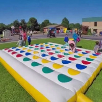 Matelas gonflable de tornade de grand tapis populaire de jeu drôle extérieur de jeu pour des enfants adultes