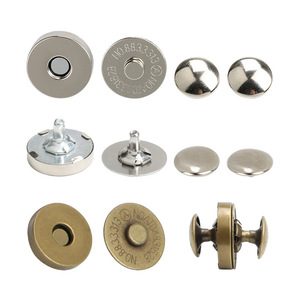 Libajia Magnetic <b>Snaps</b> 10 14 18mm Brass Concealed Buttons For Bags Clothing Fasteners - Product Image 5