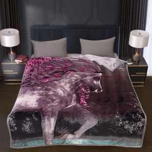 Couverture en flanelle de microfibre épaisse sur mesure en polyester 100% pour lit king size et queen size, couvertures en solaron - Product Image 2