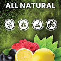 OLLI Marque Privée 100% Pure Poudre de Légumes Mixtes Superaliment Poudre Verte Mixte Super Greens