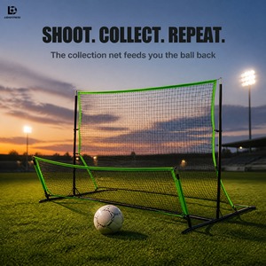 Rete Rimbalzante per Calcio a Doppia Faccia con Sistema di Raccolta Palloni - Product Image 5