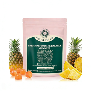 OEM Kadın Dengeleyici Jelibonlar Kadınlar İçin Multivitaminler PMS Jelibonları Kadın Hormon Sağlığı ve Zindelik Hawaii Ananası - Product Image 1