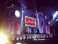 Écran LED suspendu sur treillis de 5 m x 3 m pour extérieur, résolution 4K, étanche IP67, pour location d'événements, scène de DJ, concert