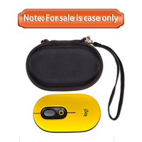 Kotak Penyimpanan Mouse Logitech POP Portabel, Tas Pembawa Mouse Bluetooth Nirkabel EVA yang Tahan Lama