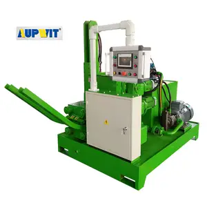Recolección automática de residuos de metal líquido Chips Briquetting Press