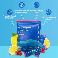 Bebida en Polvo Adaptógena de Lágrima de Diablo y Limón de Marca Privada para Dropshipping, Bebida Adaptógena Personalizada