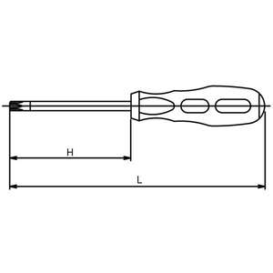 KOKEN - 168T-T30H Destornillador Torx Resistente a manipulaciones-EAN 4991644249701 DESTORNILLADORES TORX DESTORNILLADORES - Product Image 2