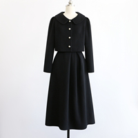 YRW035 pourrait faire comme votre conception de luxe 100% laine veste Vintage jupe ensembles vente directe d'usine