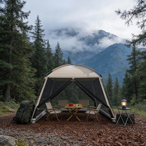 <span class=keywords><strong>Tenda</strong></span> Parasole Estiva Portatile per Campeggio con Una Camera da Letto, Zanzariera a Strato Singolo <span class=keywords><strong>e</strong></span> Apertura Rapida - Product Image 3