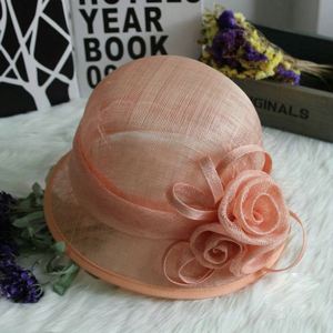 Sombreros Elegantes de Sinamay para Mujer con Diseño Floral - Uso Casual, para Iglesia, Aire Libre y Fiestas, Diseño de Personajes Dibujados a Mano, Ajustables, Alta Calidad - Product Image 3