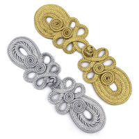 Grands boutons de nœud chinois traditionnels faits à la main attachent les boutons de grenouille chinois