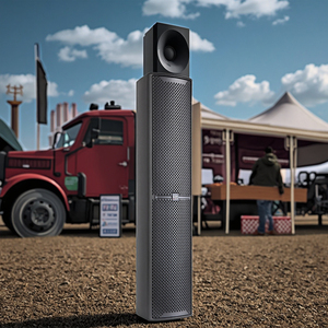 EXW Professional Dual ABS <strong>Line</strong> <strong>Array</strong> <strong>Column</strong> <strong>Speaker</strong> High Power Impedance Neodymium for Stage Pro Audio - Product Image 2