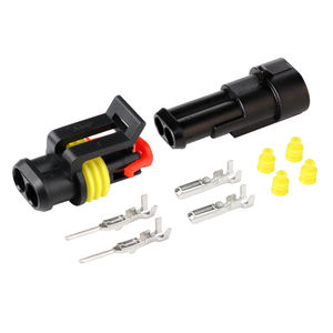 防水型 オス・メス 1.5 <span class=keywords><strong>Tyco</strong></span> <span class=keywords><strong>Amp</strong></span> <span class=keywords><strong>2</strong></span>ピン 自動車用電源コネクタ PA66素材 TZ-AC-1.5シリーズ - Product Image 1