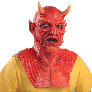 Máscara de Diablo para hombres y mujeres, mascarilla de látex Belial de juego Boss Of Lies, accesorios para disfraz de fiesta de Halloween - Product Image 2