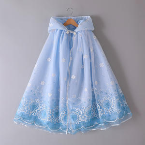 Nouvelle Collection 2026 : Cape Enfant Scintillante en Tulle pour Fêtes et Spectacles – Robe <span class=keywords><strong>de</strong></span> Soirée d'Anniversaire pour Filles en Nylon Léger d'Été - Product Image 2