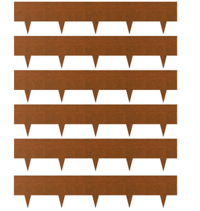 <span class=keywords><strong>Bordi</strong></span> per Aiuole e Ornamenti Naturali in Acciaio Corten di Alta Qualità, Ecologici e Durevoli, Altezza 30cm - Product Image 4