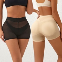 Culotte gainante sans couture en polyamide et polyester, rehaussement des fesses, amélioration des hanches, rembourrage en éponge, contrôle du ventre, grandes tailles