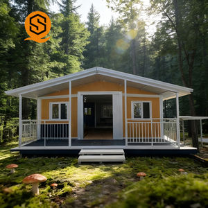 Maison Conteneur de Luxe Extensible 10/20/30/40 pieds Maison Modulaire Pliable Tiny House 3 4 Chambres Maison Préfabriquée Logement Résidentiel - Product Image 1