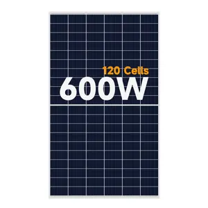 Factory Direct Price Half Cell 450 watt 550 watt 700 watt PV Module Bifacial 600 watt Solar Panel