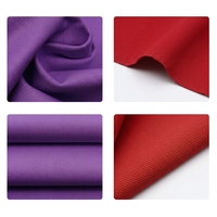 Tissus en popeline tricotée extensible 100 % polyester sergé de haute qualité, teints, pour tapisserie, chemises, housses de coussin, vêtements pour garçons et filles