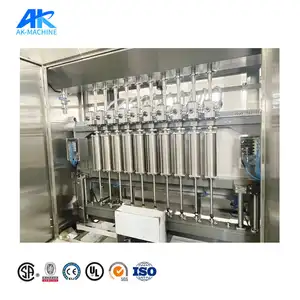 Automatic Bottle Filling Equipment Syrup Beverages Vinegar Energy Drink Filling Machine