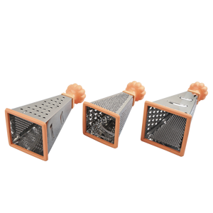 Rallador de mano multifunción de acero inoxidable para frutas y verduras, rallador de queso, caja Manual de 4 lados, accesorios de utensilios de cocina - Product Image 5