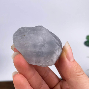 Venta al por mayor de <span class=keywords><strong>piedra</strong></span> curativa natural de alta calidad de cristal Celestine <span class=keywords><strong>piedra</strong></span> cruda para la decoración de Fengshui - Product Image 4