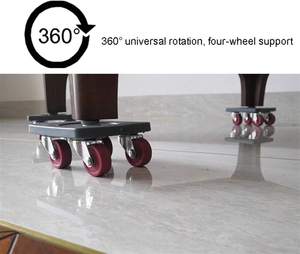 Lifter Shifter Rotation Wheels Mover, Möbeltransport-Handwerkzeug satz 5 Stück für sicheres und einfaches Bewegen von Couches - Product Image 5