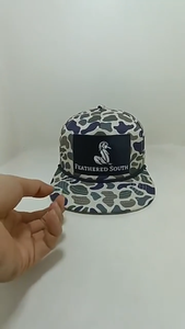 OEM Factory Custom Khaki Camo Rope Hat 256 <b>Snapback</b> Trucker Baseball <b>Cap</b> <b>for</b> <b>Men</b> <b>for</b> Outdoor Sports & Fishing - Product Image 6