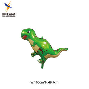 子供の誕生日パーティーおもちゃ恐竜とジャングル動物の風船アルミマイラーヘリウム箔風船子供のお祝いのための風船 - Product Image 2