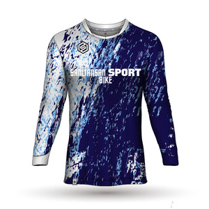Sublimation Langarm MTB Mountainbike Shirts Offroad DH Jersey - Product Image 5