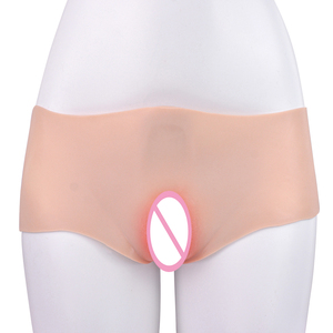 Nuovi Pantaloni in Pelle con Design Realistico di Vagina per Travestimento, Giocattolo Sessuale Appositamente Progettato per Uomini Gay - Product Image 2