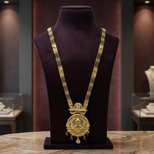 Wholesale Fashion 24K Gold Plated Jewelry, Long Mangalsutra For Married Women, Indian Wedding Jewelry, Brass Gold Filled Jewelry - Product Image 1