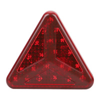 Feu arrière de vélo triangulaire rouge JYGD, mode triple clignotant, phare étanche, lampe de casque de vélo, lumière d'avertissement de sécurité