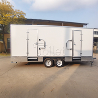 Fabricant d'usine, toilettes publiques temporaires VIP Wc, salle de bain de luxe, salle de bain, douche, toilette mobile portable avec remorque
