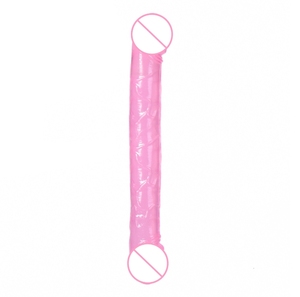 Двухголовочный анальный дилдо для женщин - огромный реалистичный размер, 100% водонепроницаемый, медицинский класс, секс-игрушка для взрослых - Product Image 5