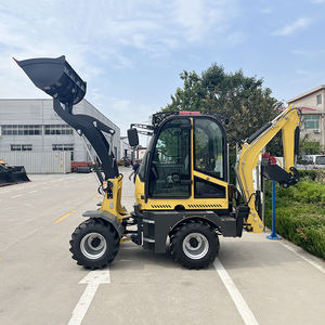 Новый небольшой экскаватор-погрузчик 1,5 <span class=keywords><strong>2ton</strong></span> 4WD сочлененный экскаватор-экскаватор с экскаватором погрузчик мини-экскаватор-погрузчик 4x4 - Product Image 6