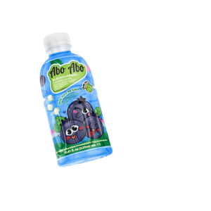 Abo Abo Grosella Negra 320ml x 24 botellas/caja Bebida de Sabor Personalizado con Gelatina de Coco OEM y Marca Privada Disponible - Product Image 3